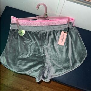 Juicy couture rhinestone baseball shorts